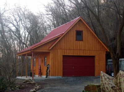 A beautiful garage built by us.
